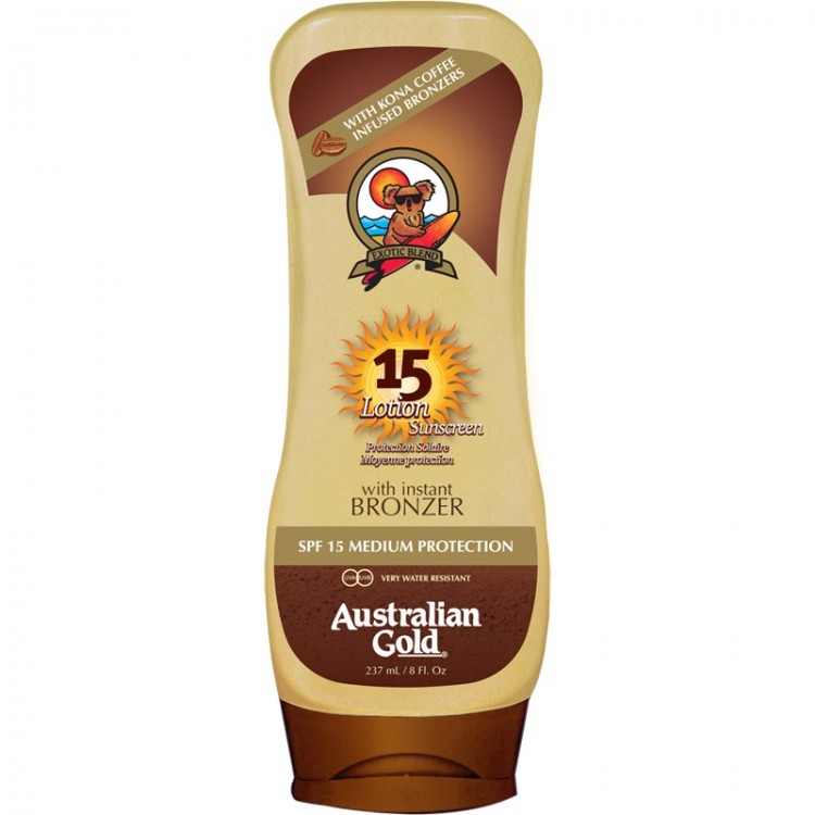 Australian Gold Lotion With Bronzer Spf 15 237 Ml Australian Gold Lotion With Bronzer Spf 15 237 Ml