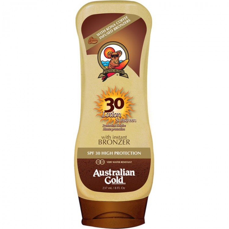 AUSTRALIAN GOLD LOTION WITH BRONZER SPF 30 237 ML AUSTRALIAN GOLD LOTION WITH BRONZER SPF 30 237 ML
