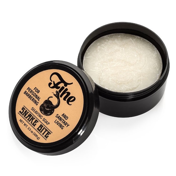 FINE SNAKE BITE CLASSIC SHAVING SOAP CON CIOTOLA100 GR FINE SNAKE BITE CLASSIC SHAVING SOAP CON CIOTOLA100 GR