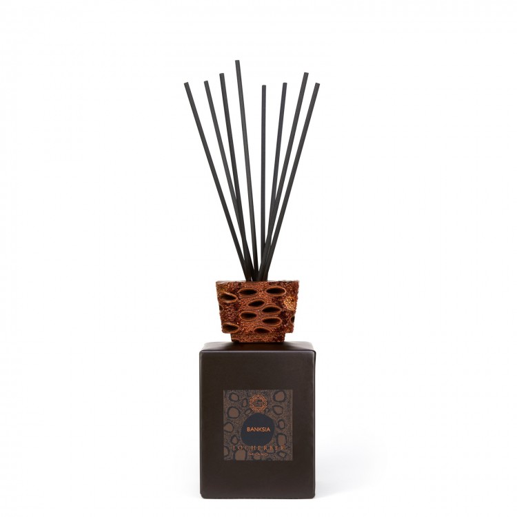 LOCHERBER DIFFUSORE AMBIENTE BANKSIA CON LEGNETTI 250 ML LOCHERBER DIFFUSORE AMBIENTE BANKSIA CON LEGNETTI 250 ML