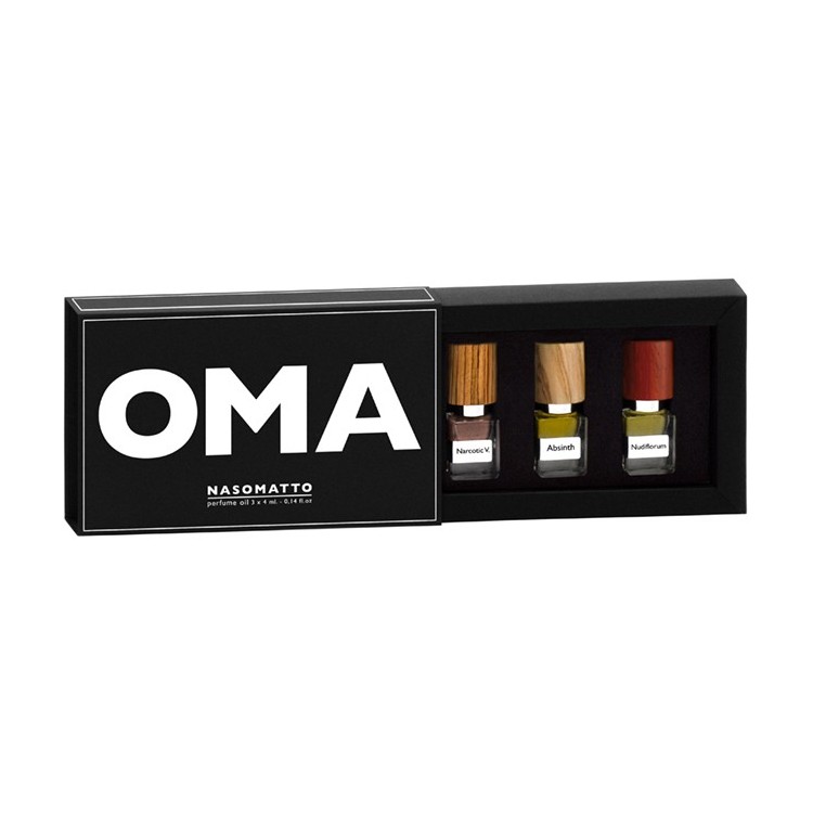 Nasomatto Oma Perfume Oil 3X4 Ml Narcotic V.- Absinth- Nudiflorum