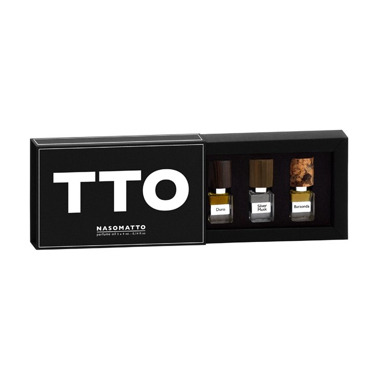 Nasomatto TTO Perfume Oil 3X4 Ml Duro- Silver Musk-Baraonda