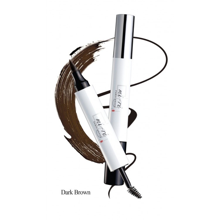 Mi-Re' Brow Plume Perfection Mascara 3 Dark Brown Mi-Re' Brow Plume Perfection Mascara 3 Dark Brown