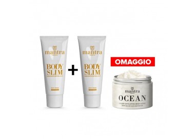 Mantra Cosmetics Corpo 2 Body Slim + Scrub Corpo Ocean In Omaggio