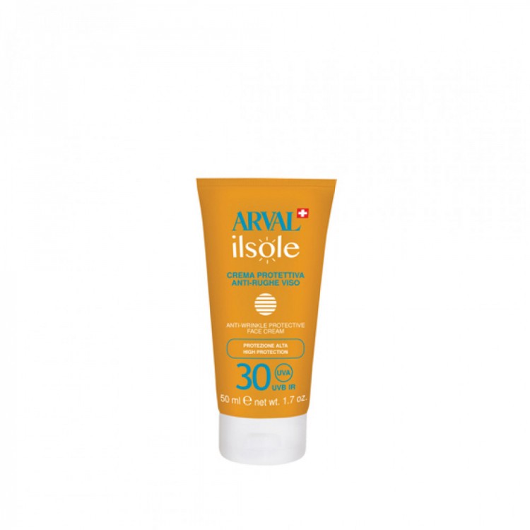 Arval Il Sole Crema Protettiva Antirughe Viso Spf 30 Tb. 50 Ml Arval Il Sole Crema Protettiva Antirughe Viso Spf 30 Tb. 50 Ml