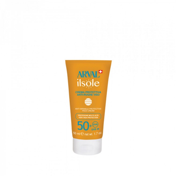 Arval Il Sole Crema Protettiva Antirughe Viso Spf 50 Tb. 50 Ml Arval Il Sole Crema Protettiva Antirughe Viso Spf 50 Tb. 50 Ml