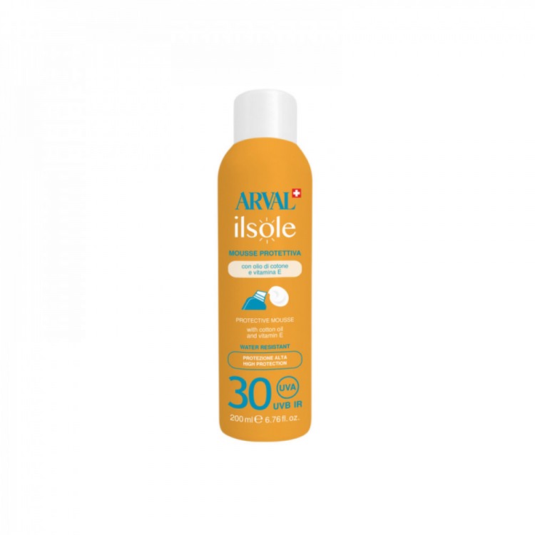 Arval Il Sole Mousse Protettiva Viso/Corpo Spf30 200 Ml Arval Il Sole Mousse Protettiva Viso/Corpo Spf30 200 Ml