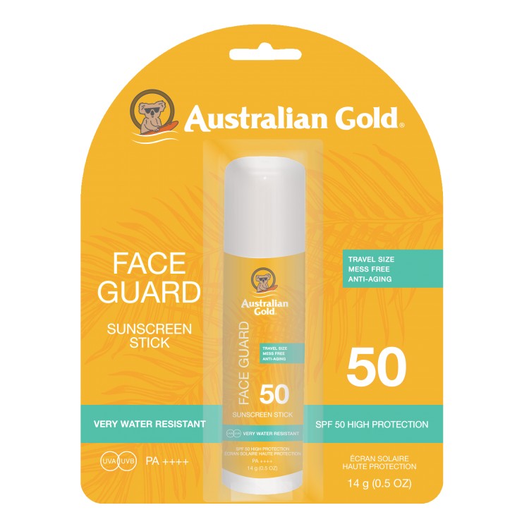 AUSTRALIAN GOLD FACE GUARD STICK SPF 50 14 GR