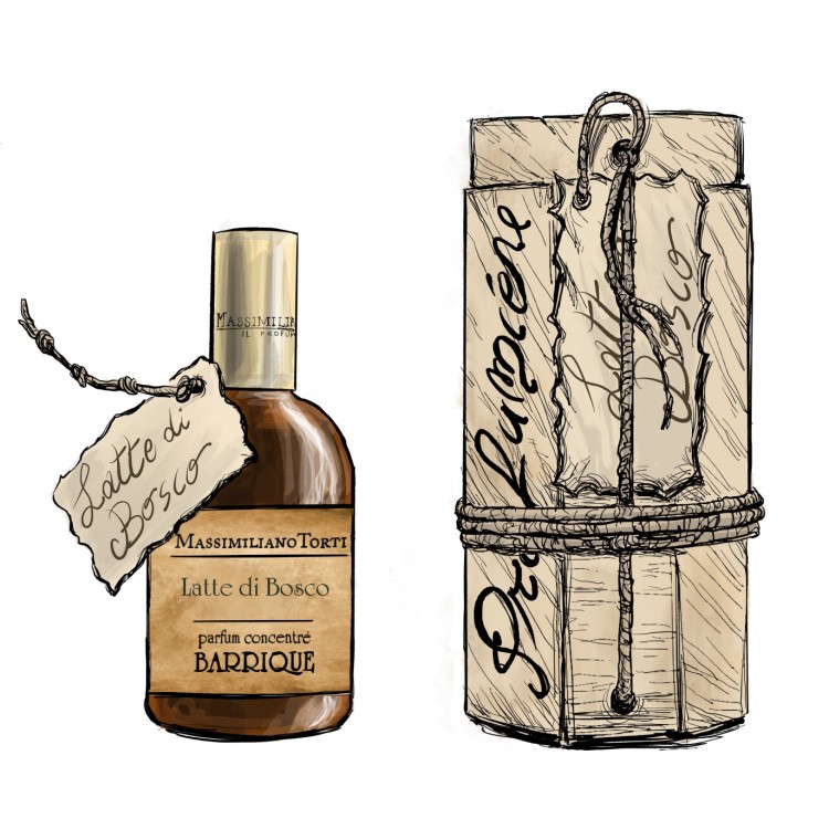 Massimiliano Torti Barrique Latte di Bosco Parfum Concentrè