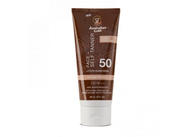 Australian Gold Protection Spf 50 Face+ Self Tanner Lotion 88 Ml