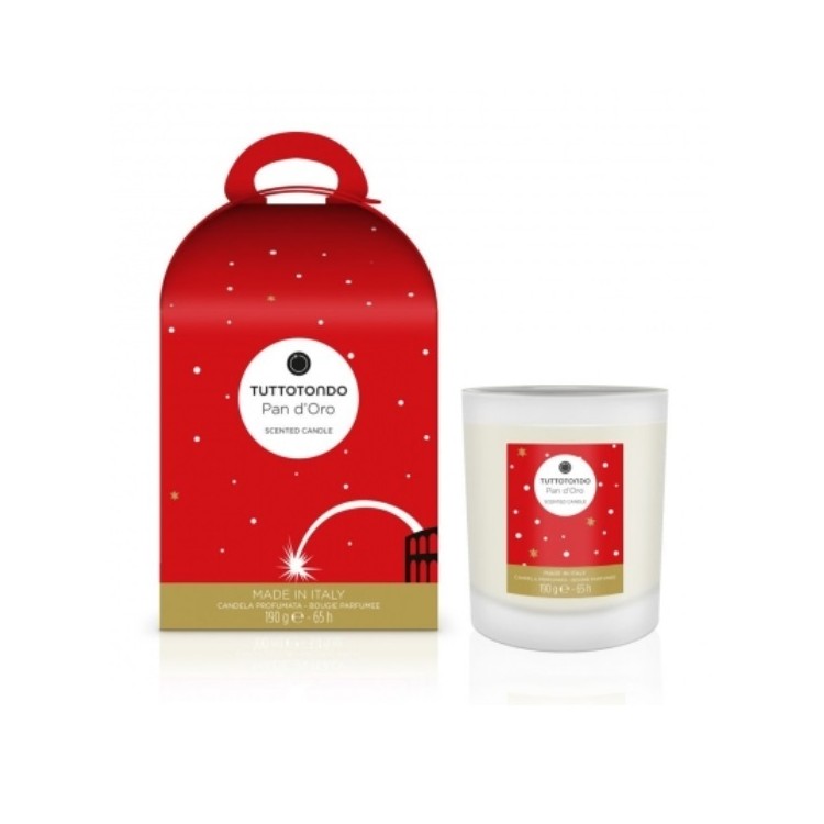 Tuttotondo Pandoro Kit Natale Candela Profumata Tuttotondo Pandoro Kit Natale Candela Profumata