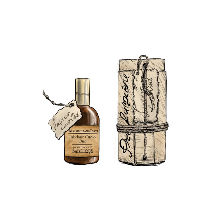 Massimiliano Torti Barrique Labdano Cuoio Oud Parfum Concentre' Massimiliano Torti Barrique Labdano Cuoio Oud Parfum Concentre'