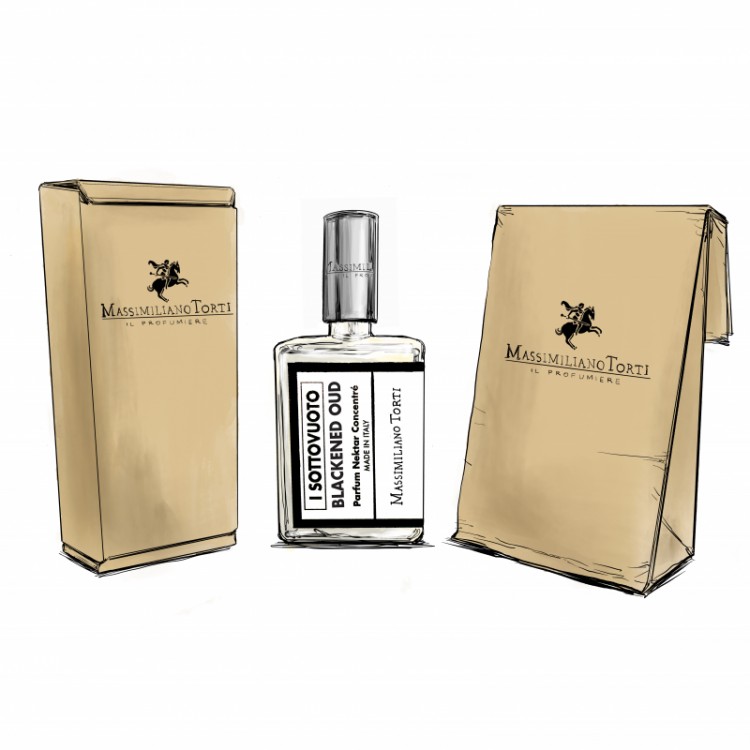 Massimiliano Torti I Sottovuoto Blackened Oud Parfum Nektar Concentrè 109 ml