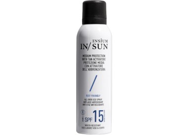 Insium Solari Protezione Media Spf15 Con Attivatore Di Abbronzatura Spray 150 Ml