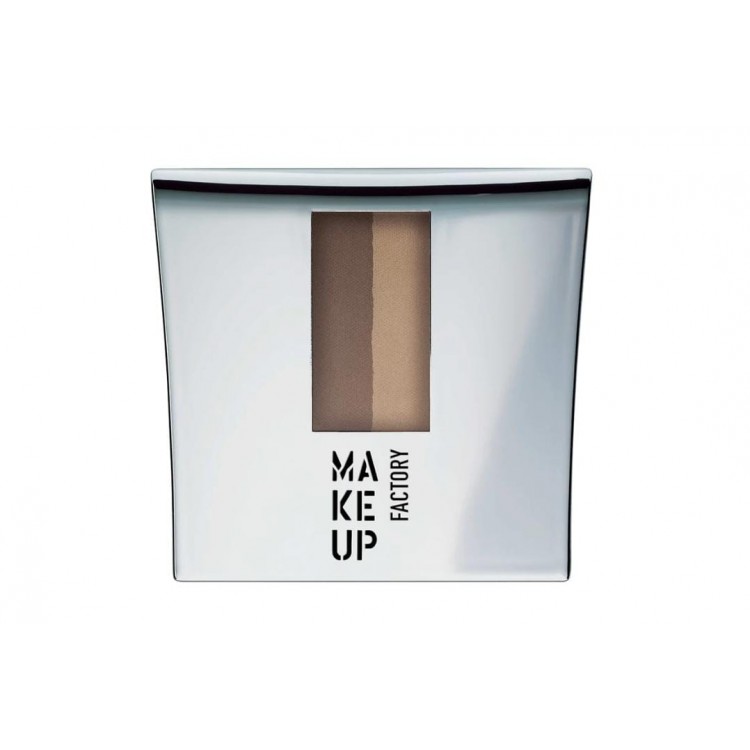 Make up Factory Eye Brow Powder with stencil 04 Chocolate Brown