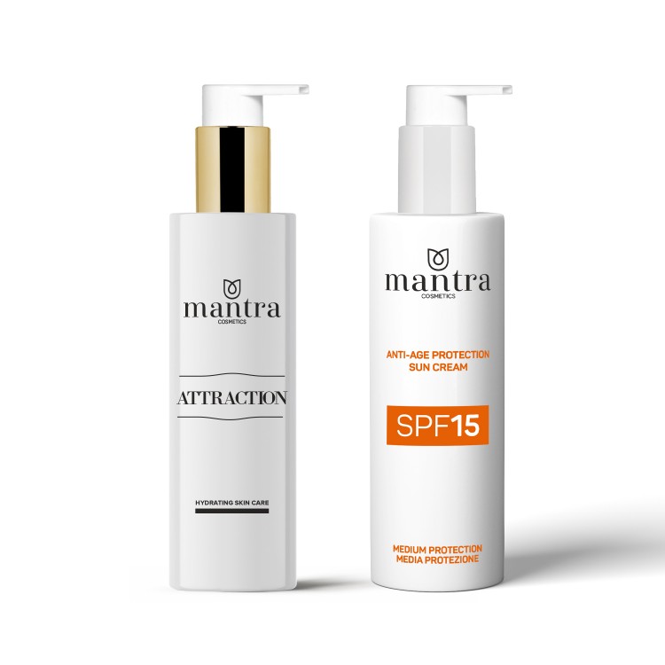 Mantra Cosmetics Solari Pacchetto Spf 15 & Attraction