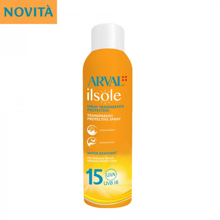 Arval Il Sole Spray Trasparente Protettivo Spf 15 200 Ml