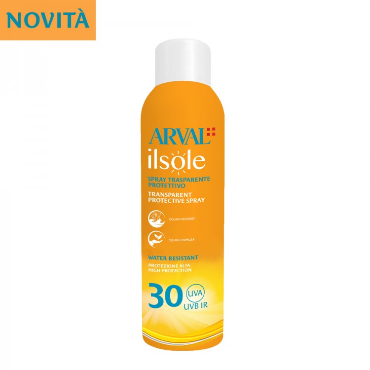 Arval Il Sole Spray Trasparente Protettivo Spf 30 200 Ml