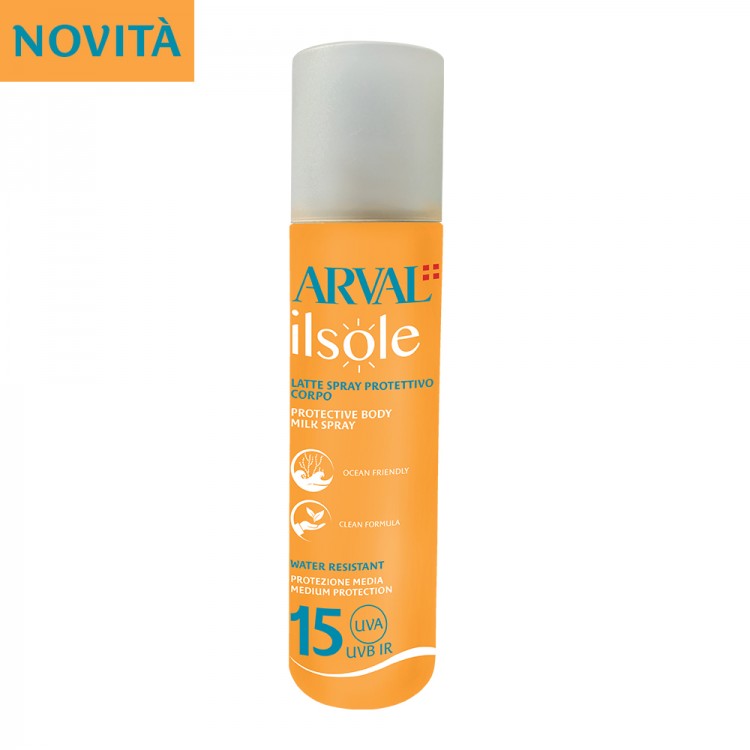 Arval Il Sole Latte spray protettivo corpo SPF 15 fl. 200 ml