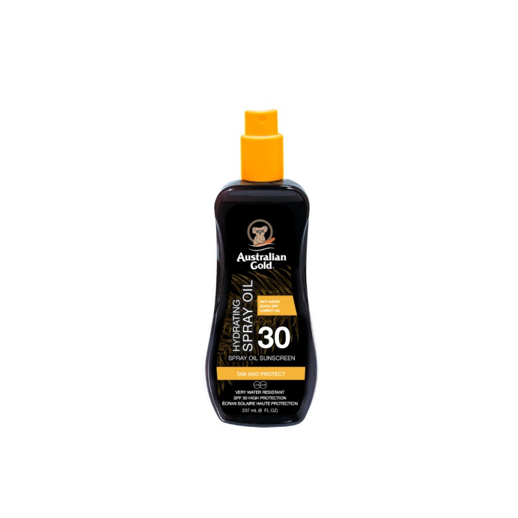 Australian Gold Hydrating Spray Oil Sunscreen Spf 30 237 Ml