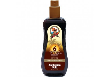 Australian Gold Protection Spray Gel With Bronzer Spf 6 237 Ml