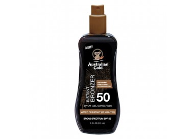 Australian Gold Protection Spray Gel With Bronzer Spf 50 237 Ml