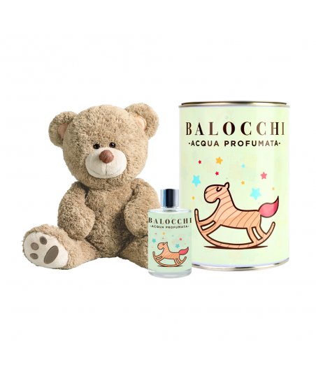 Balocchi Baby Acqua Profumata 100 ml + Peluche Tobia